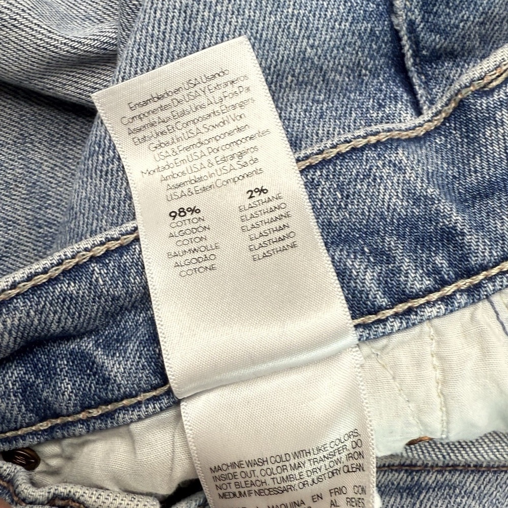 Mother Superior The Tripper 20 Minutes of Fame Light Wash Denim Jeans Size 26 - Picture 12 of 16